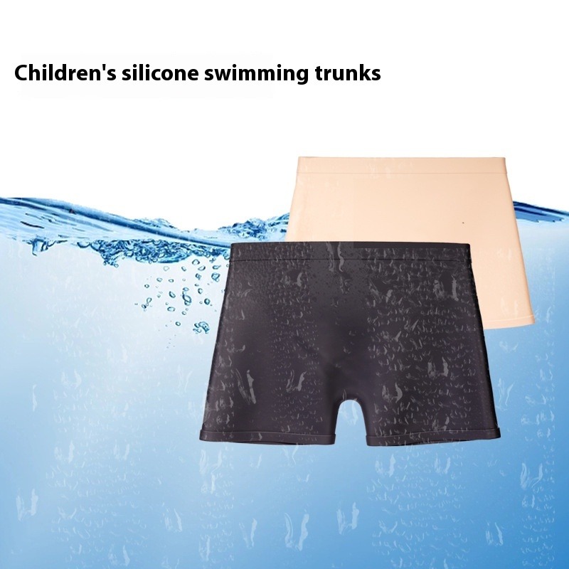Swim Trunk Quick Dry - Silikon-Badehose, kleine Größe, quadratischer Schnitt, Badeunterwäsche,