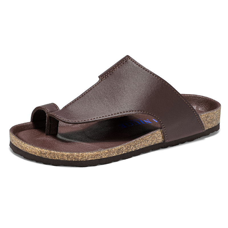 Flip Flop Leather Men - Sommer Plus Große Größe 48 49