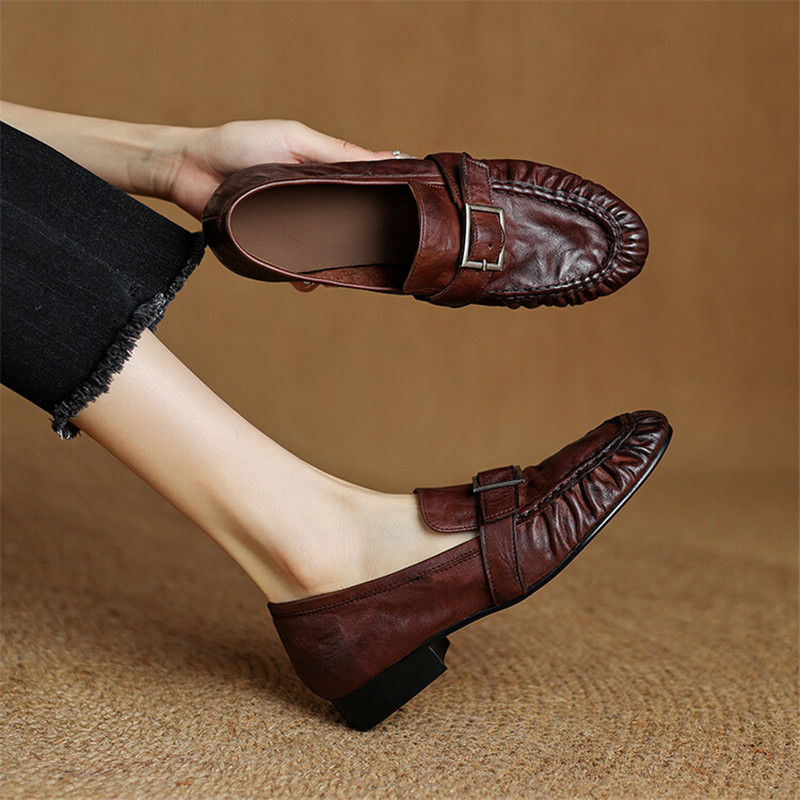 Casual Sandal Leather - Neue Herbst Echt leder Frauen Pumps