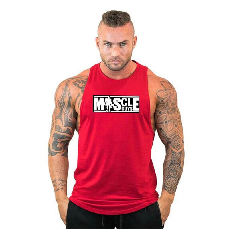 Tank Top Muscle - Herren Muskel Übung ärmelloses Hemd Fitness