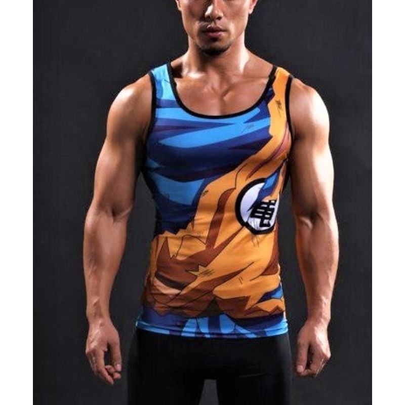 Tank Top Muscle - 2026 Sommer Anime Goku Cosplay Outdoor