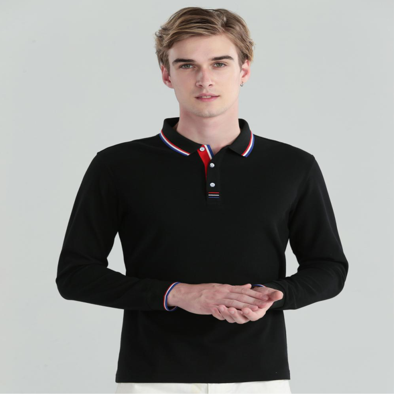Herbst Langarm-POLO-Shirt Maßg – Polo Shirt Pique Bewertung und Preis