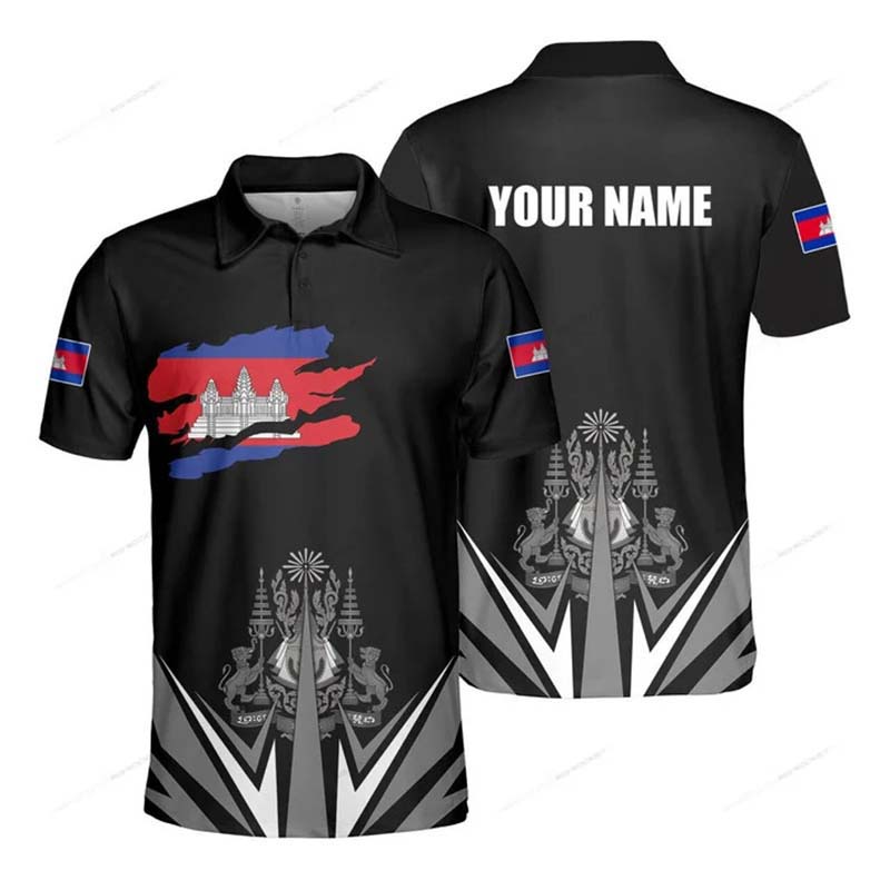 Benutzerdefiniertes Poloshirt  – Shirt Camp Collar Bewertung und Preis
