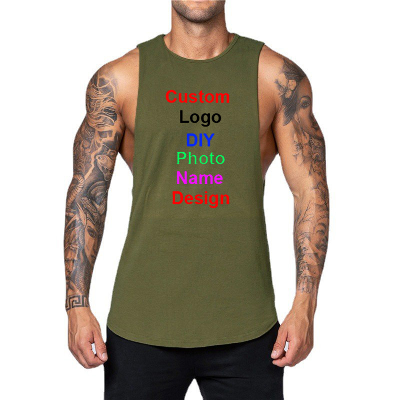DIY Angepasst Logo Marke Gym T – Tank Top Muscle Bewertung und Preis