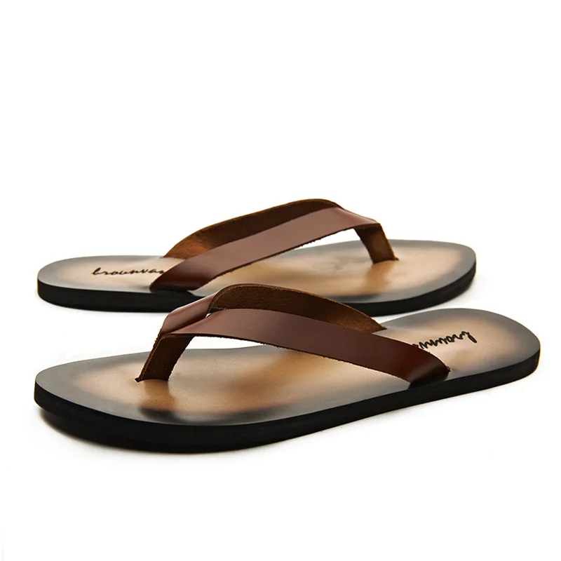 Klassische Herren-Hausschuhe a – Flip Flop Leather Men Bewertung und Preis