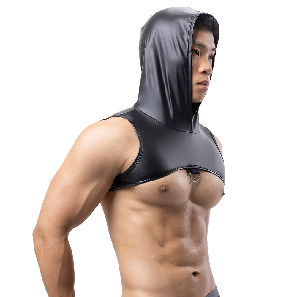 Männer Kunstleder Mit Kapuze F – Tank Top Muscle Bewertung und Preis