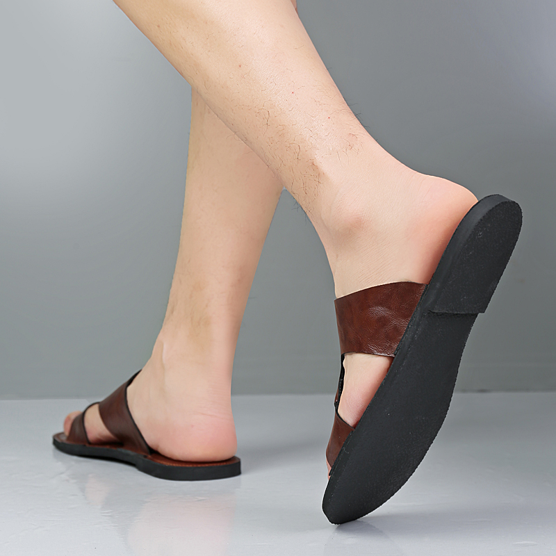 Handgefertigte Leder-Hausschuh – Flip Flop Leather Men Bewertung und Preis