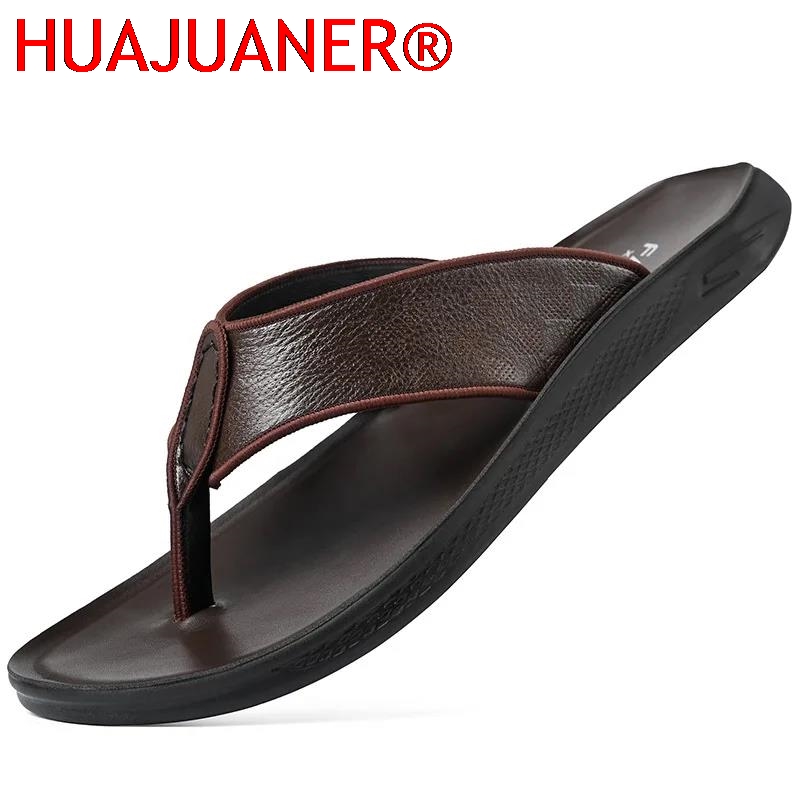 Lässige Outdoor-Herrensandalen – Flip Flop Leather Men Bewertung und Preis
